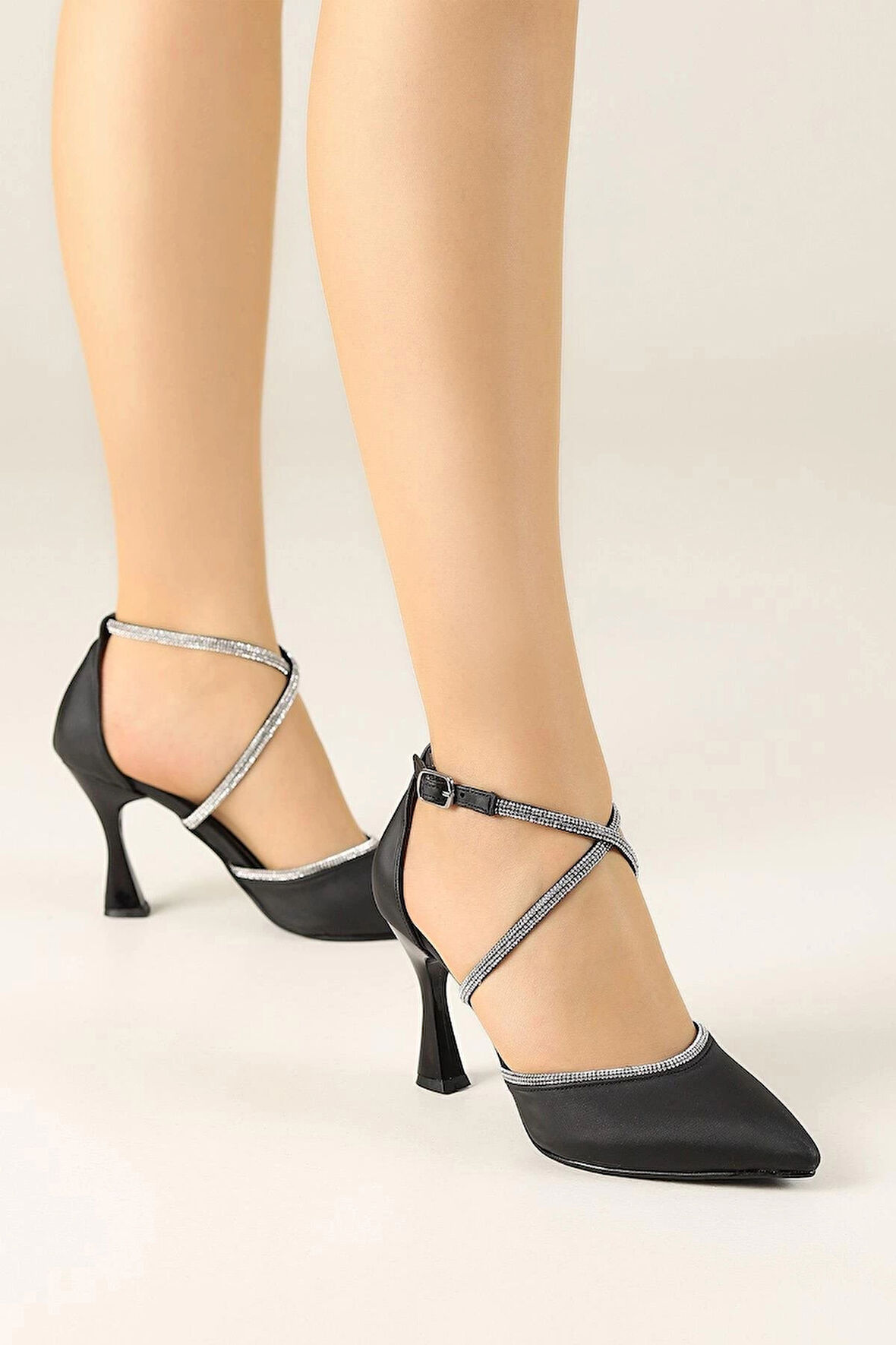 Kadın Amor Nud CiltTaş Detaylı Topuklu Ayakkabı