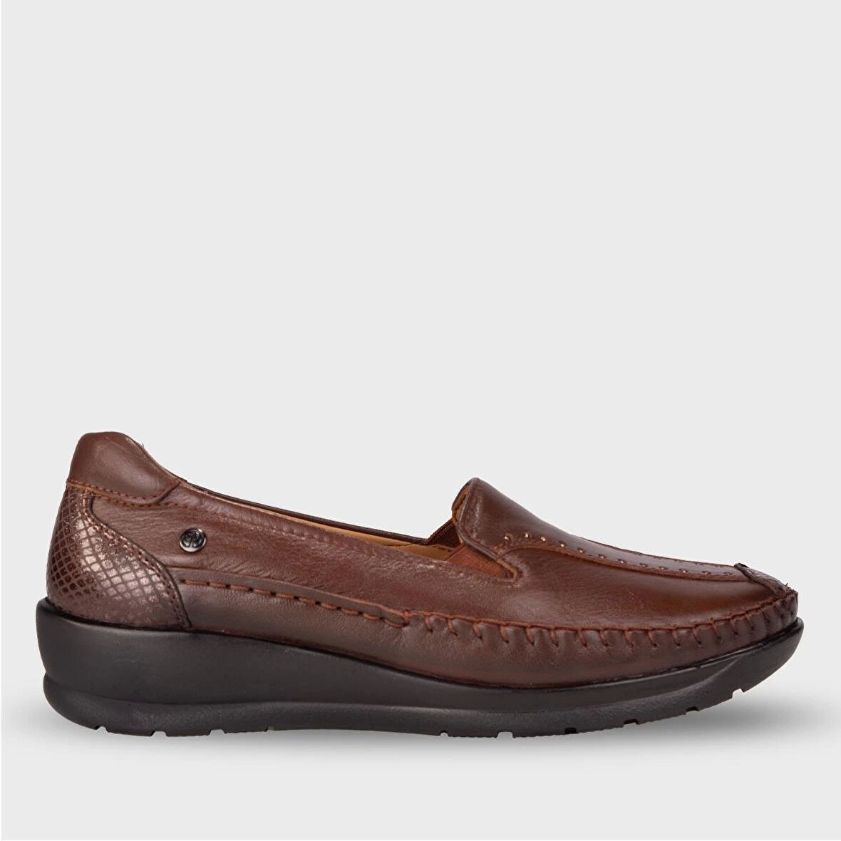 Forelli Lina 55022 Taba Hakiki Deri Kadın Ayakkabı