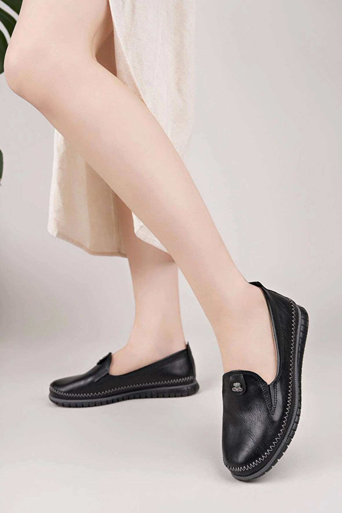 Nesil Shoes Selena 345 Siyah Günlük kadın Ayakkabı