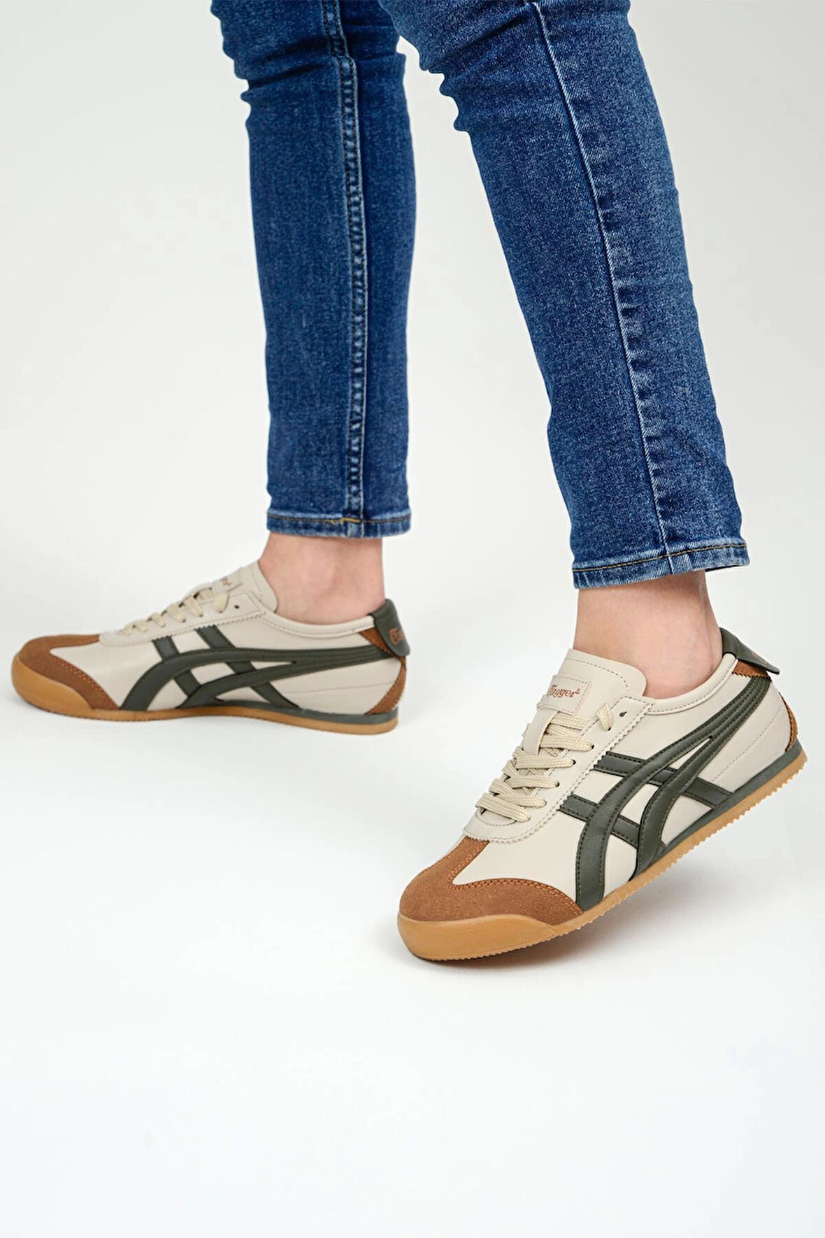 eTayger Bej Haki 36-41 Unisex Günlük Spor Ayakkabı