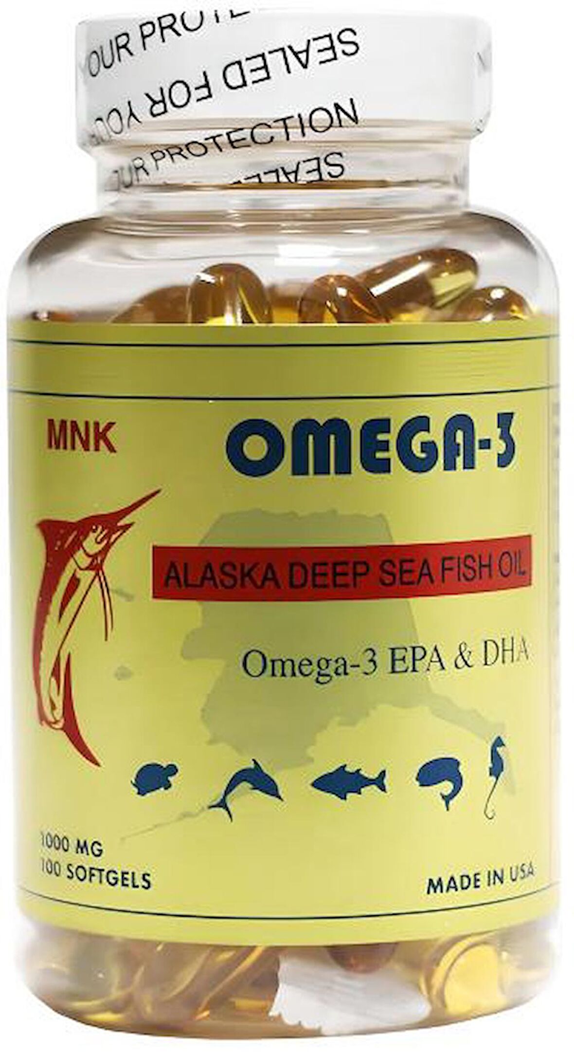 Mnk Balık Yağı 1000 Mg Omega 3 100 Softgel