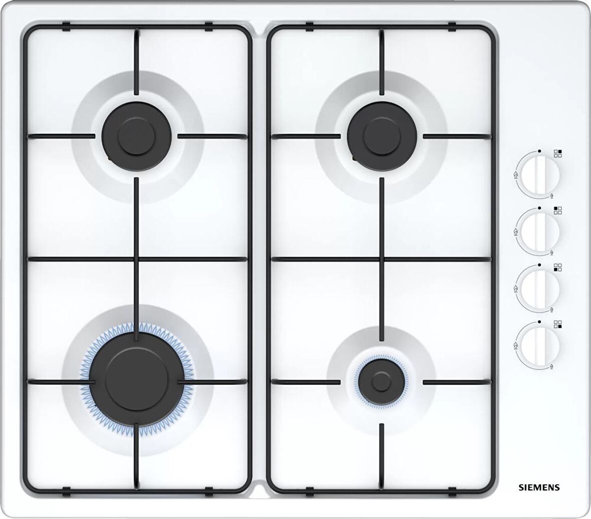 SIEMENS EB6C2PB82O iQ100 Beyaz Doğalgazlı Ankastre Ocak