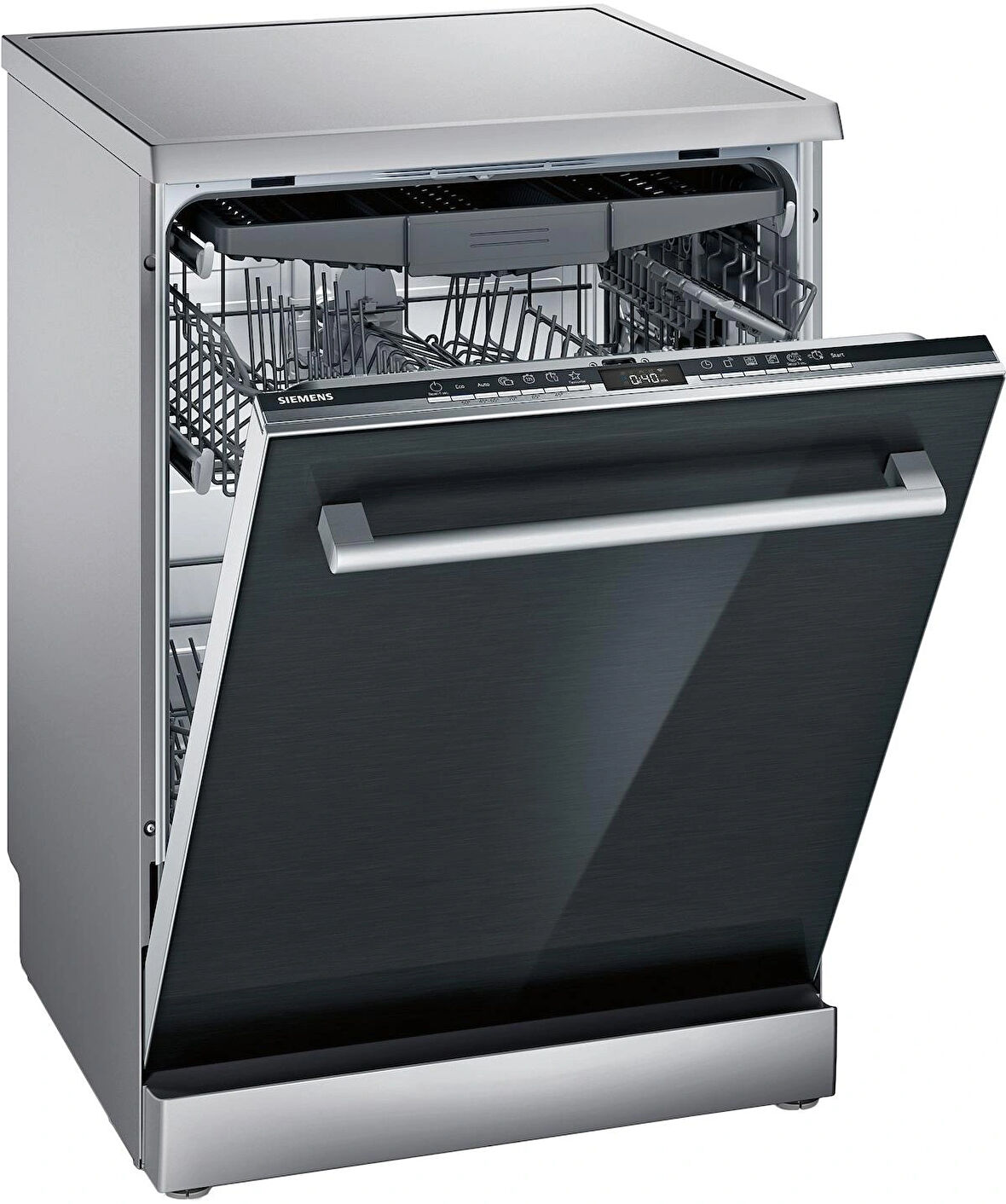 Siemens SN23HB62MT 5 Programlı Siyah Cam Solo Bulaşık Makinesi