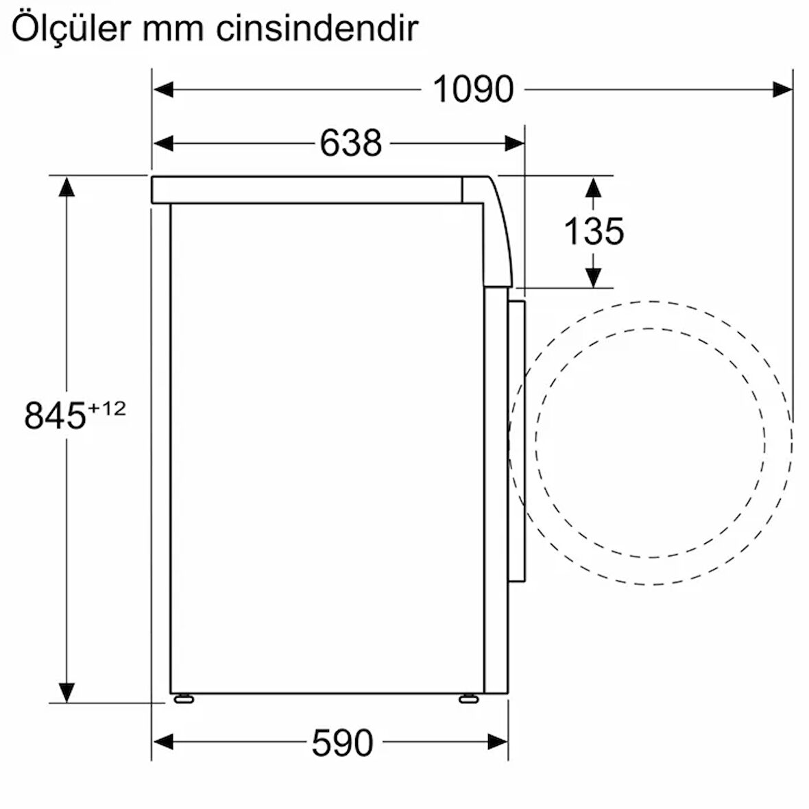 SIEMENS WG54B2A1TR iQ700 10 kg Çamaşır Makinesi