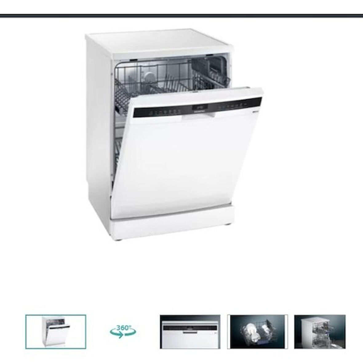Siemens SN23EW63KT iQ300 Solo Bulaşık Makinesi 