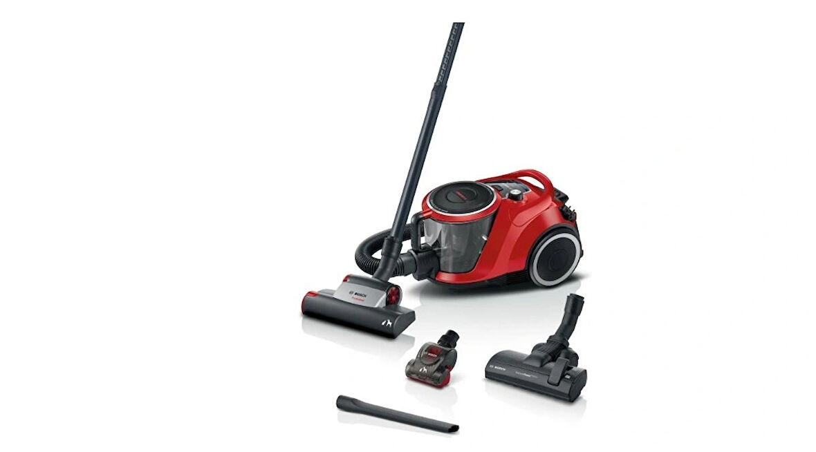 BGC41PET Serie 6 Toz torbasız Süpürge ProAnimal Kırmızı