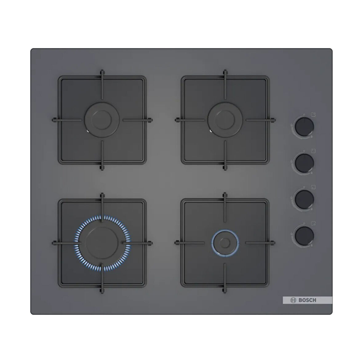 Bosch POP6C9P30O Cam Antrasit Gri Ankastre Ocak