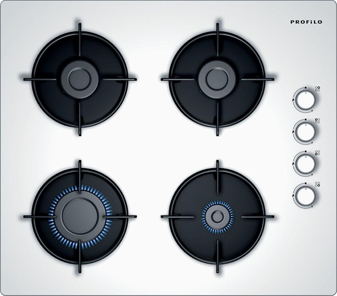 Profilo OO36P2O10D Doğalgazlı 4 Gözlü Ankastre Ocak