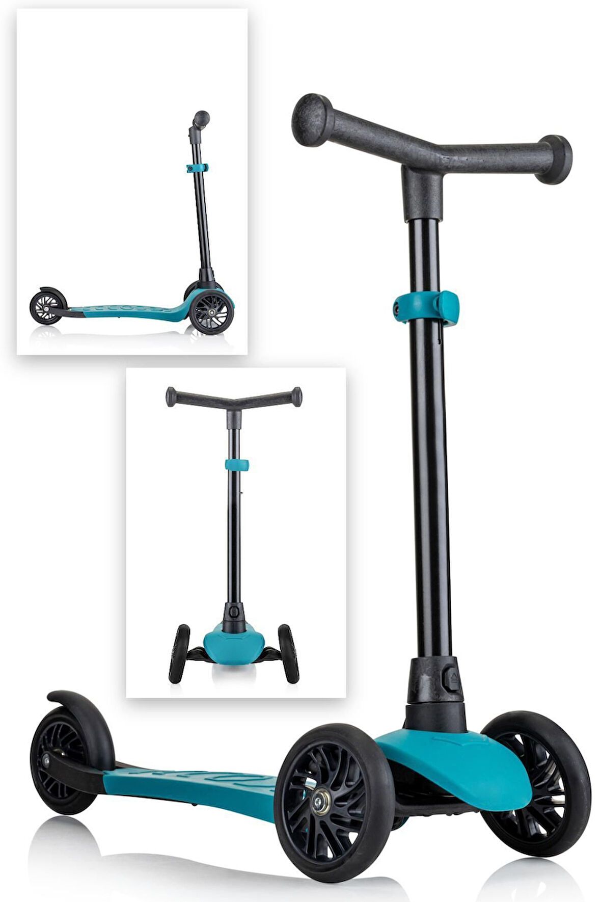 VaVbaby 3 Tekerli Yükseklik Ayarlı Ziply Scooter Yeşil