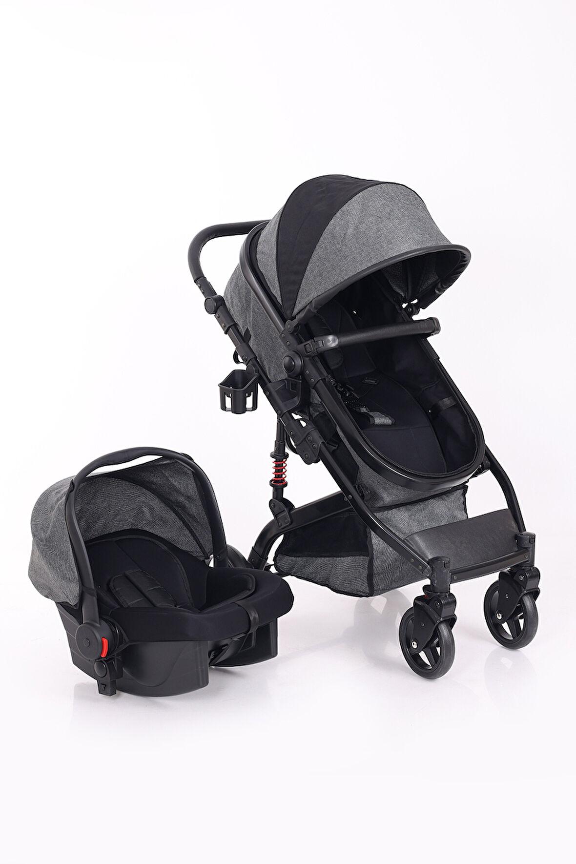 Solex Seyahat Sistem Taşıma Pusetli Bebek Arabası (PUSET DAHİL)