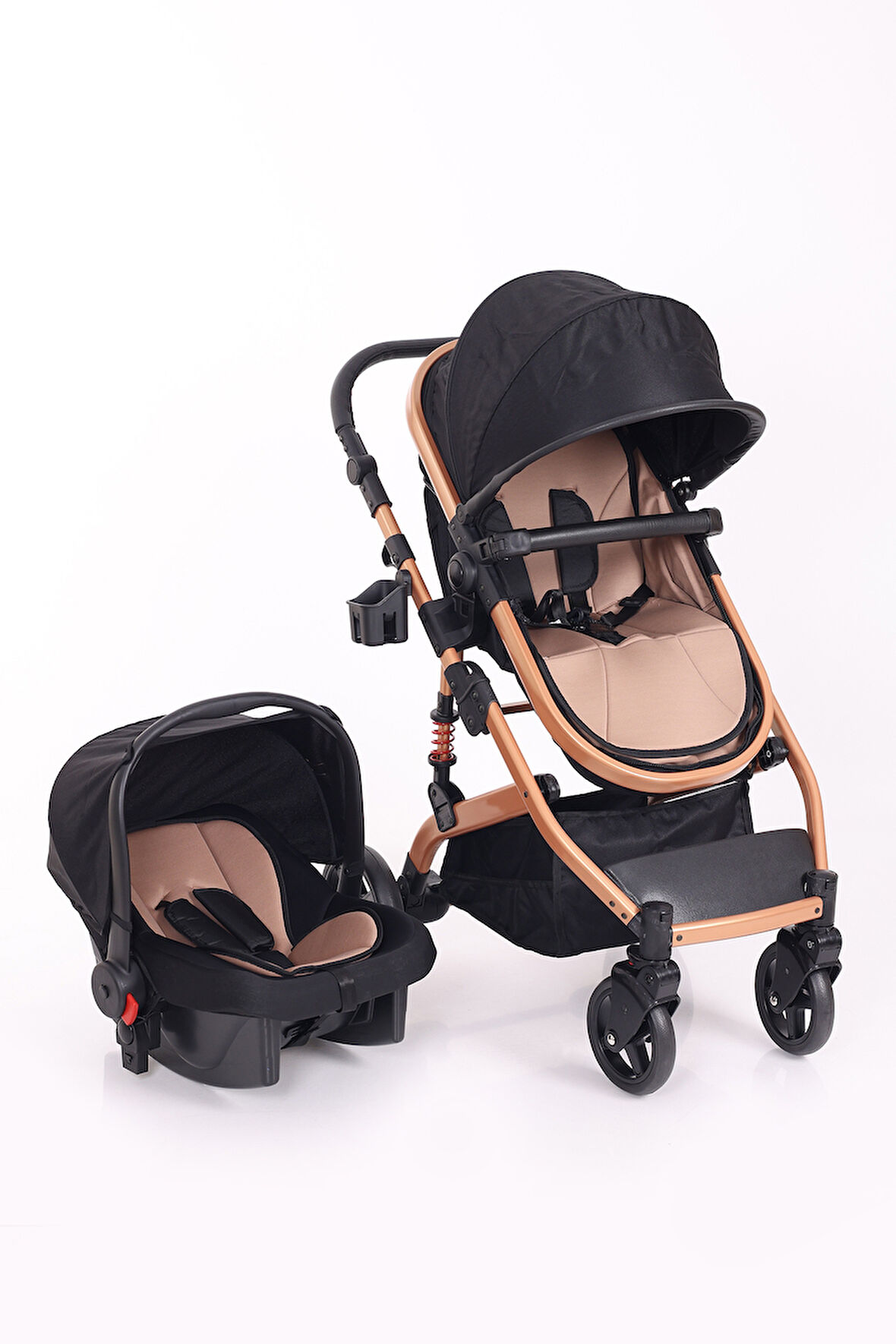 Solex Seyahat Sistem Taşıma Pusetli Bebek Arabası (PUSET DAHİL)