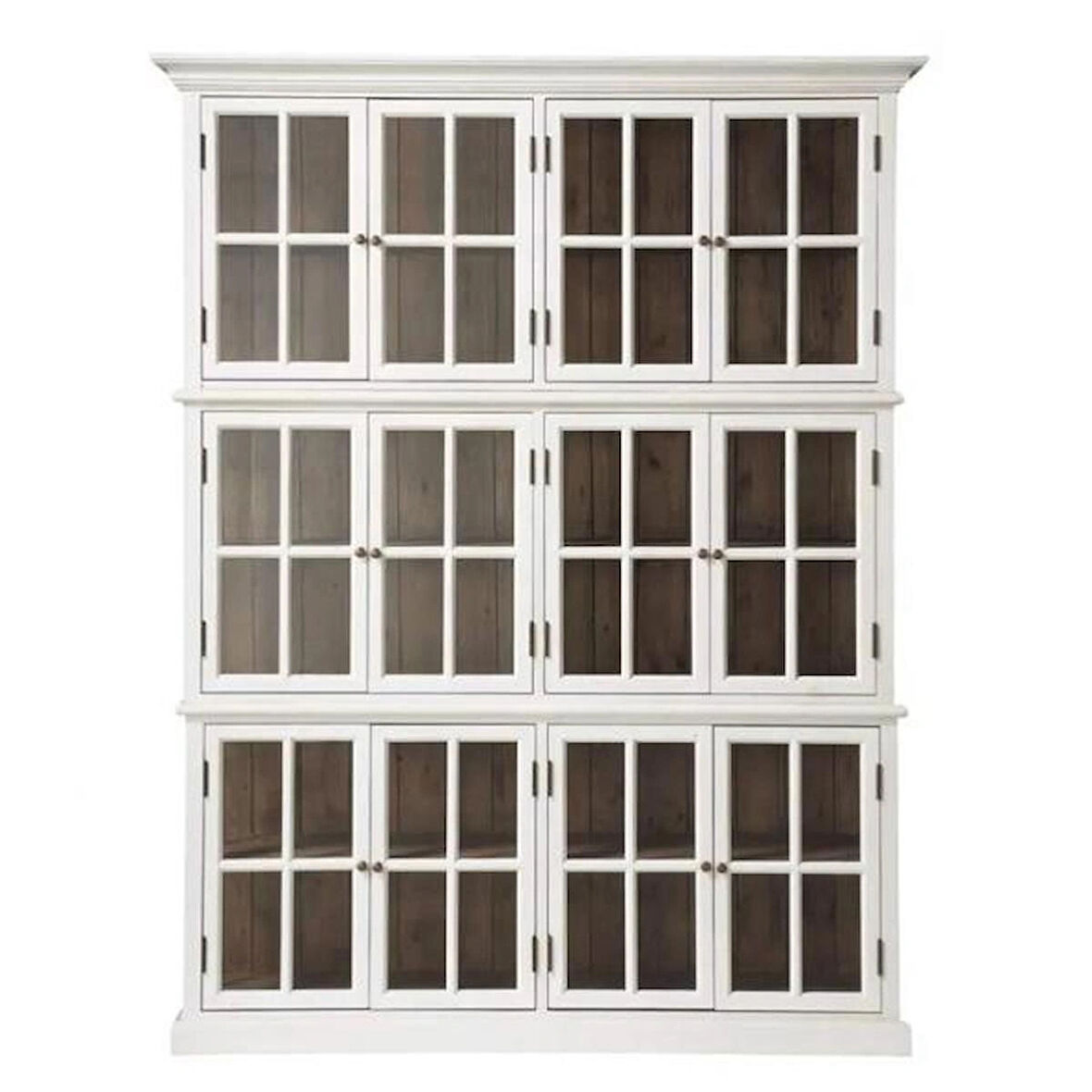 BEYAZ MASİF VİTRİN