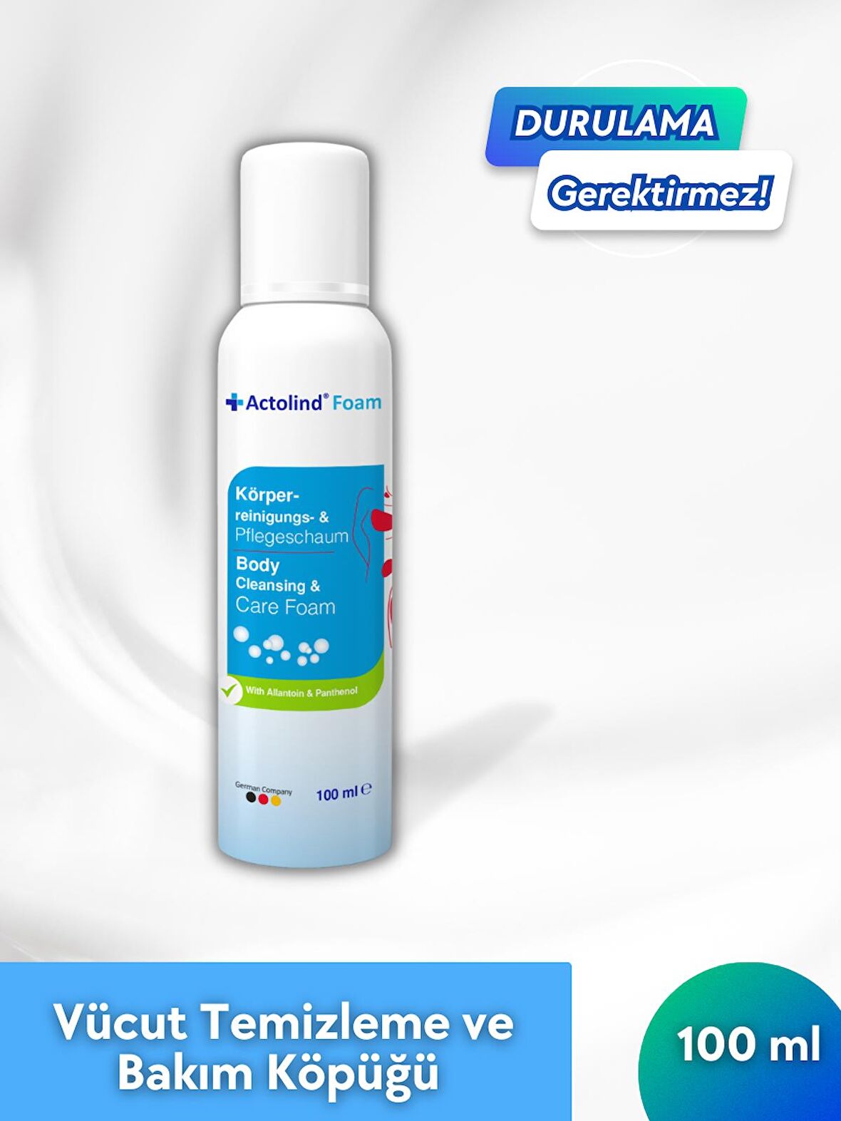 Actolind® Foam 100 ml Vücut Temizleme Köpüğü