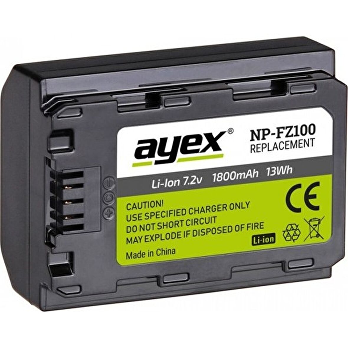Ayex Sony A9, A9R, A9S, A7 Iıı, A7R Iıı İçin Ayex Np-Fz100 Batarya