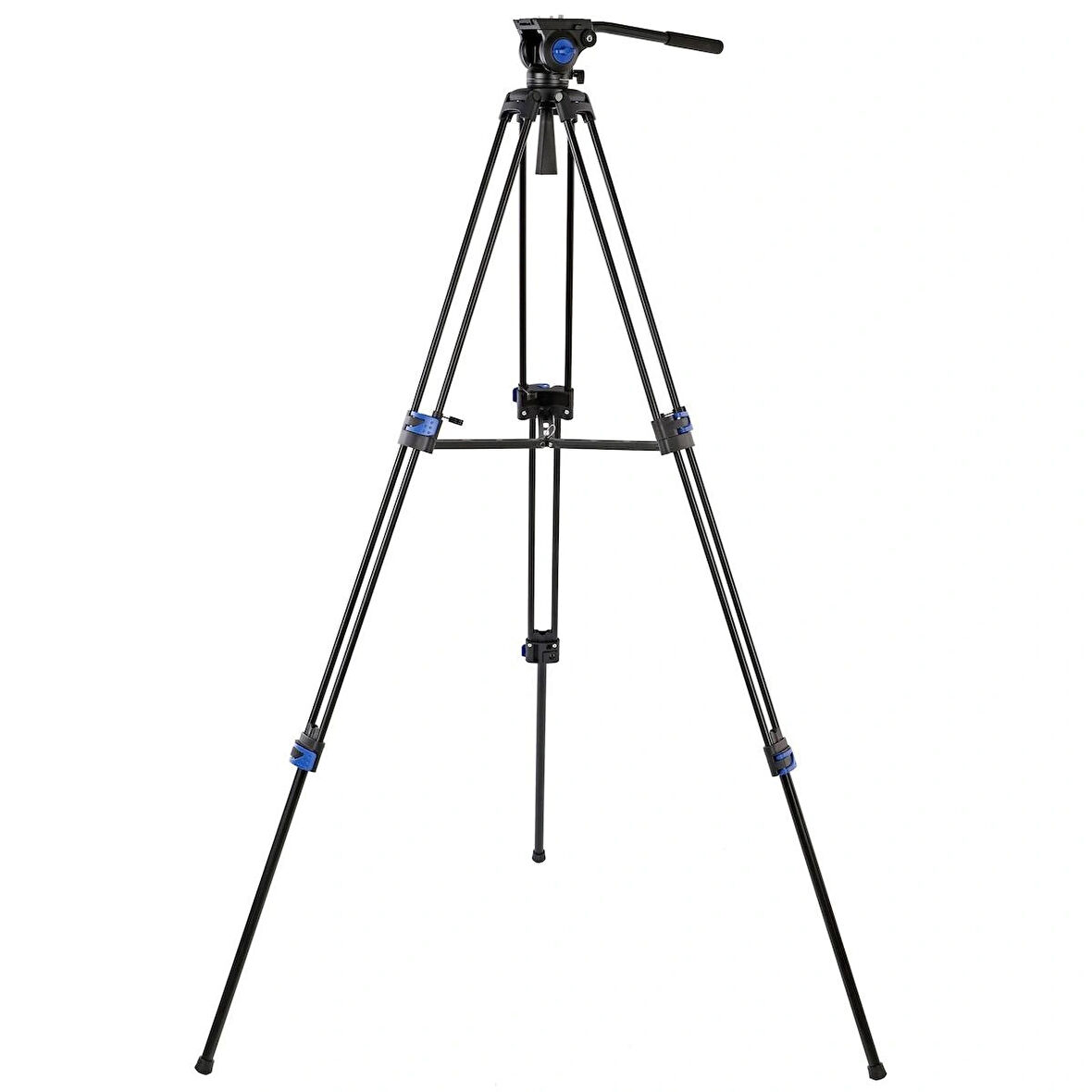 ayex VT-827 Profesyonel Video Tripod – 20kg Taşıma Kapasiteli, Video Kafalı