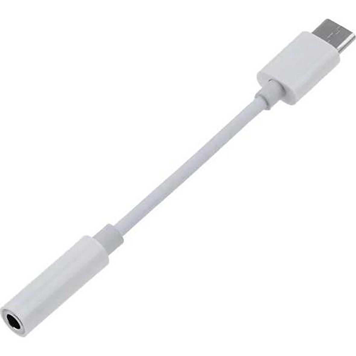 Ayex Type-C Için 3.5mm Kulaklık ve Mikrofon Adaptörü Beyaz