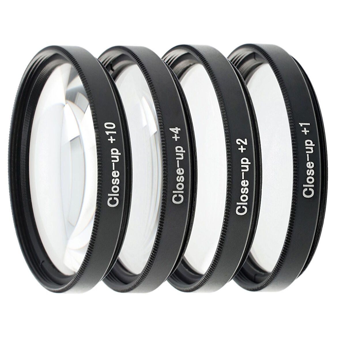 Ayex 40.5mm Close-Up Filtre Seti – 4’lü Diyopter (+1, +2, +4, +10) | Optik Cam | Taşıma Çantalı