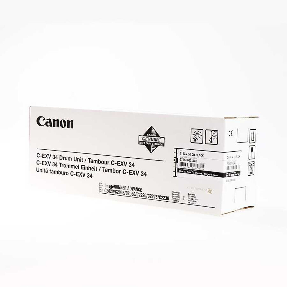 Canon C-EXV-34- 3786B003 Siyah Orijinal Fotokopi Drum Ünitesi