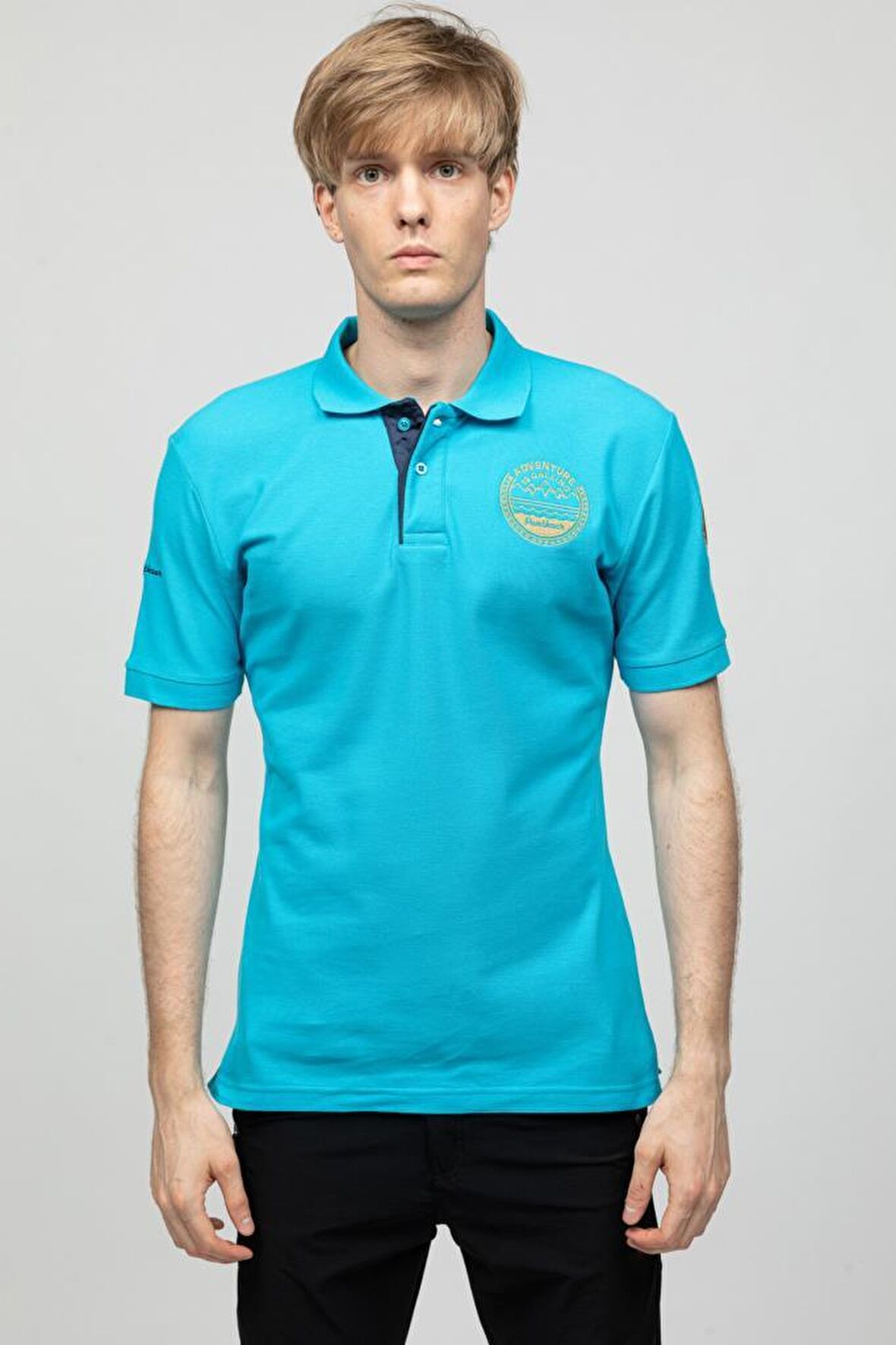 Panthzer Taftan Polo Yaka Erkek Tişört 
