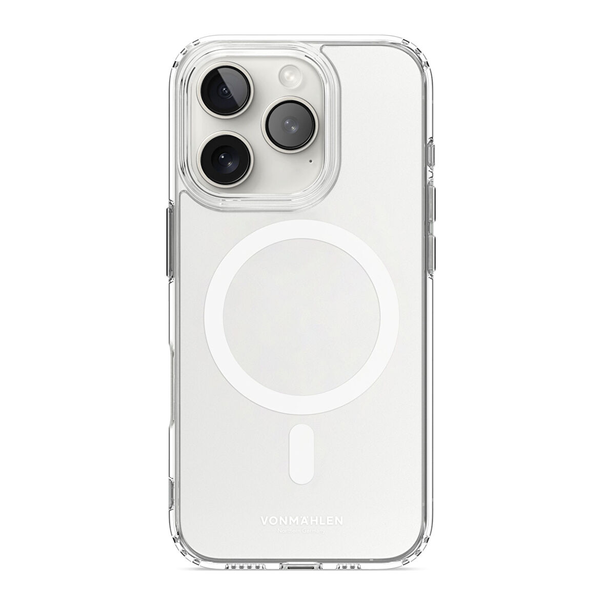 Vonmahlen Şeffaf Kapak & Kılıf iPhone 16 Plus - Beyaz