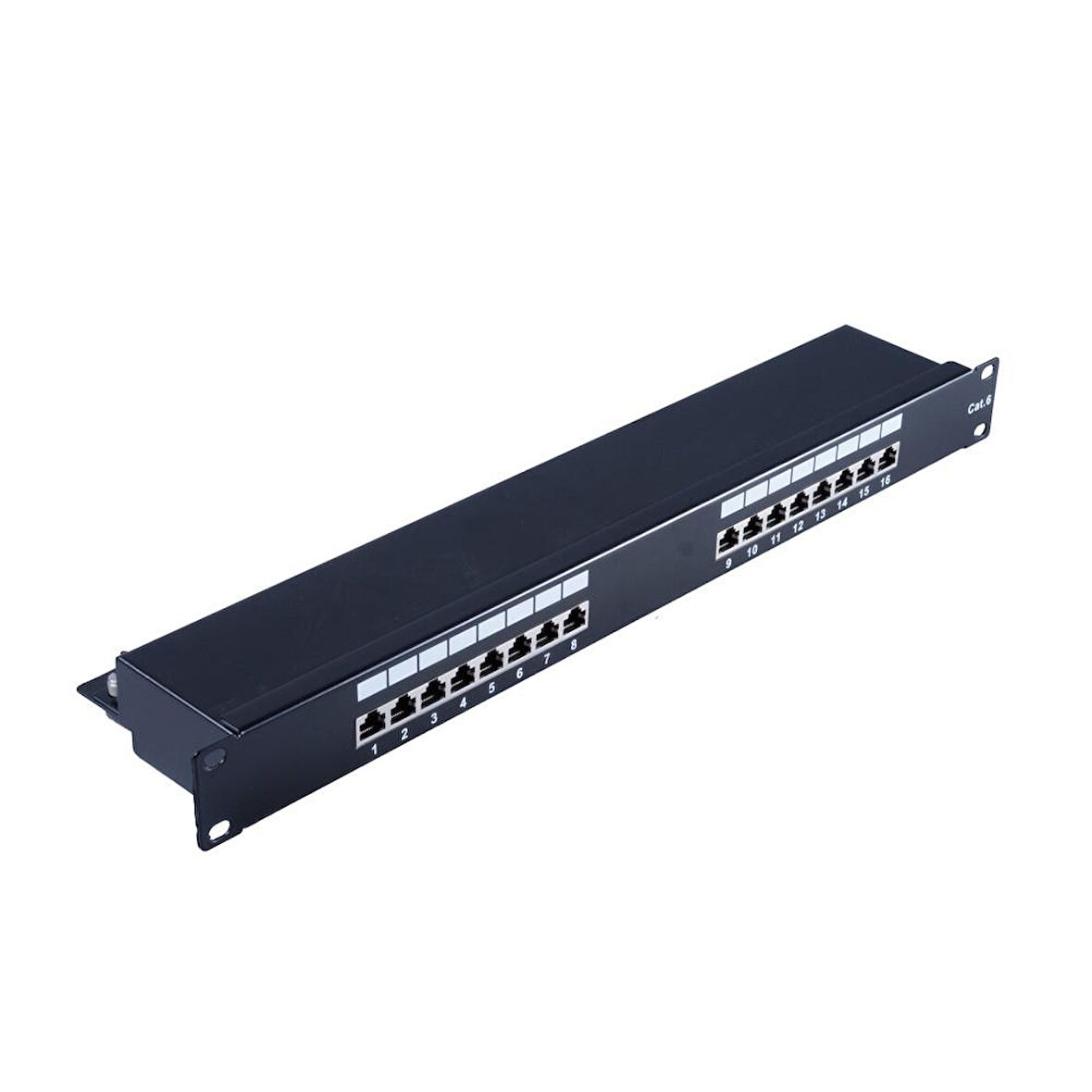 IRENIS CAT6 Patchpanel 19 inç Kasada 16 Portlu
