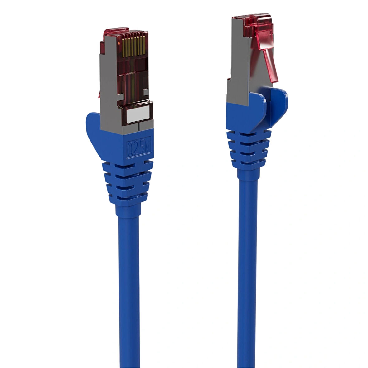 IRENIS 25 cm Mavi CAT6A S/FTP Ethernet Data Center Kablosu