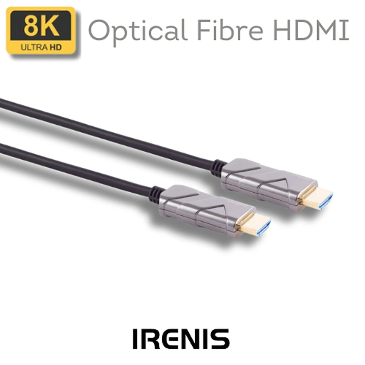 8K Aktif Optik HDMI Kablo Ultra High Speed (AOC) HDMI 2.1 48 Gbps, 40 Metre