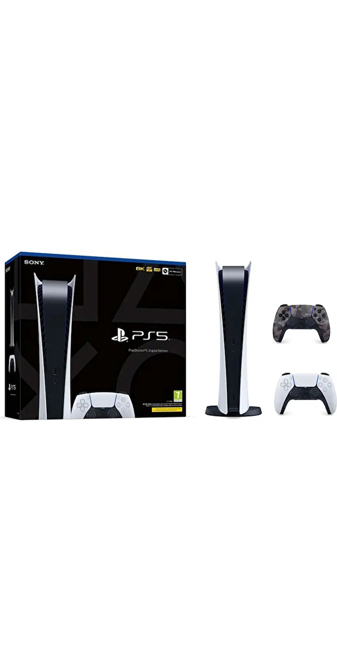 Playstation 5 Slim Digital Edition + Kamuflaj 2. Kol