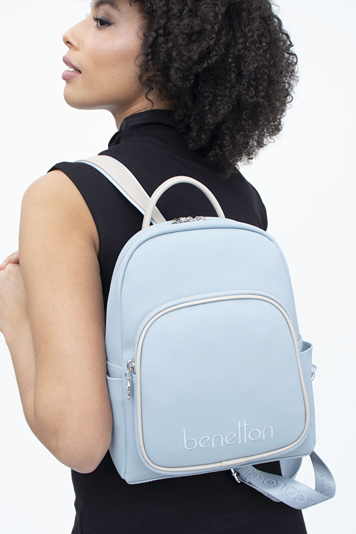 Benetton 1337 Kadın Çanta MAVİ-TAŞ