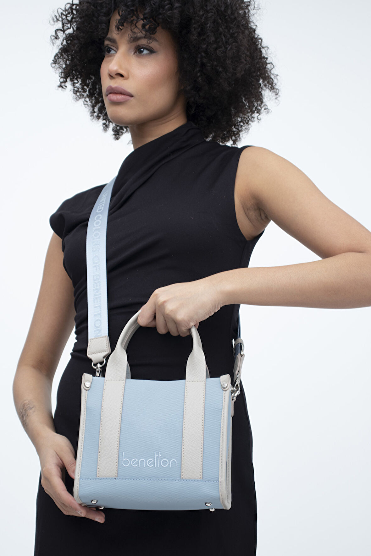 Benetton 1347 Kadın Çanta MAVİ-TAŞ