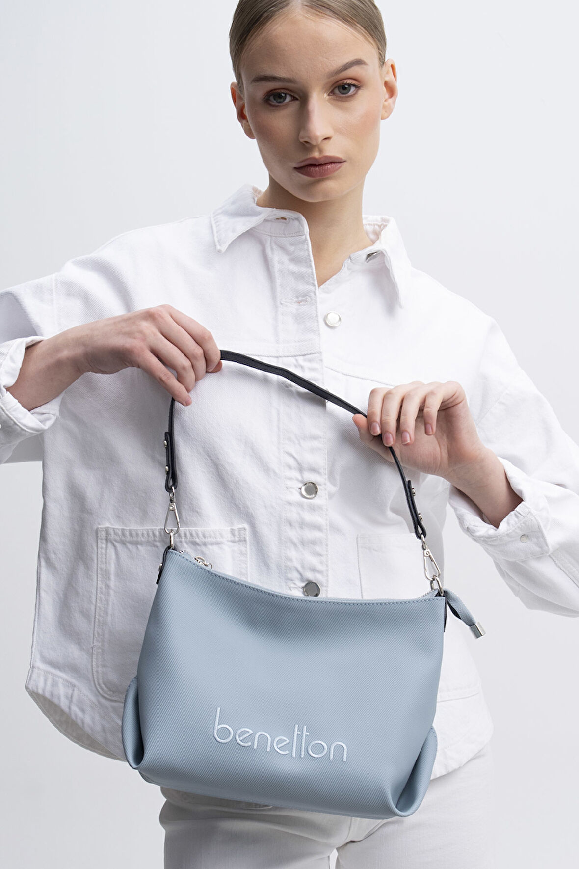 Benetton 1369 Kadın Çanta BYZ-GRİ