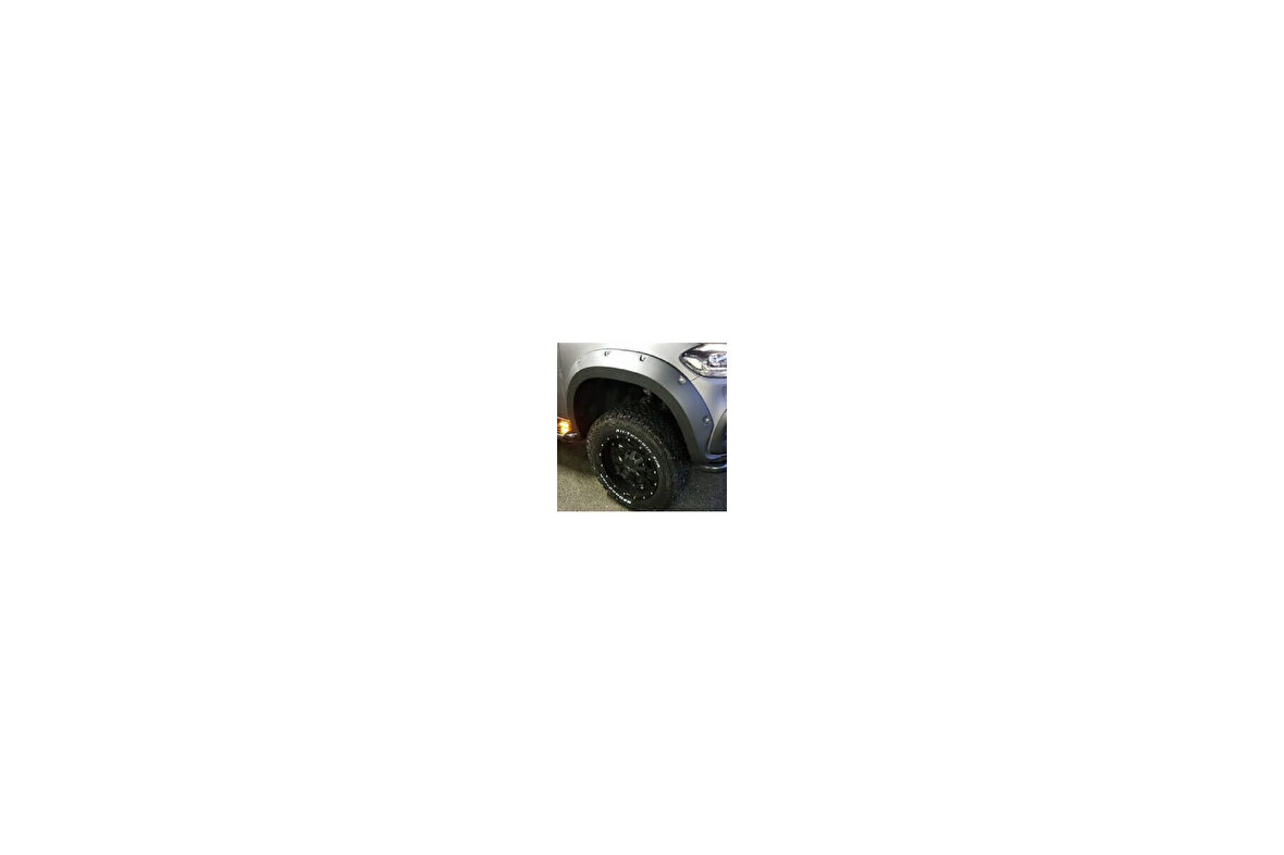 Mercedes X-Class Uyumlu Çıkıntılı Civatalı Çamurluk Kaplama Tek Depo Dodik