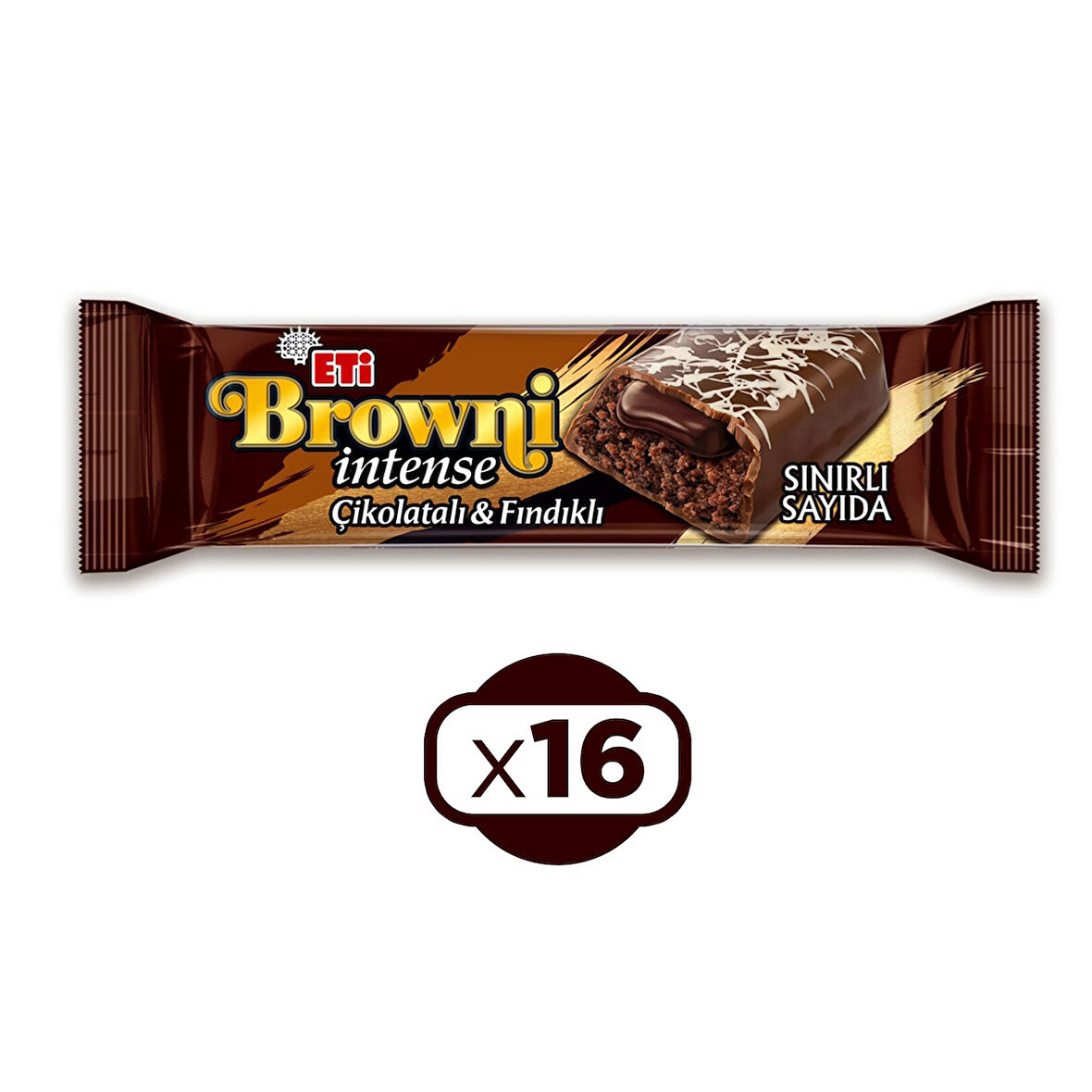 Eti Browni Intense Fındıklı 48 G X 16 Adet