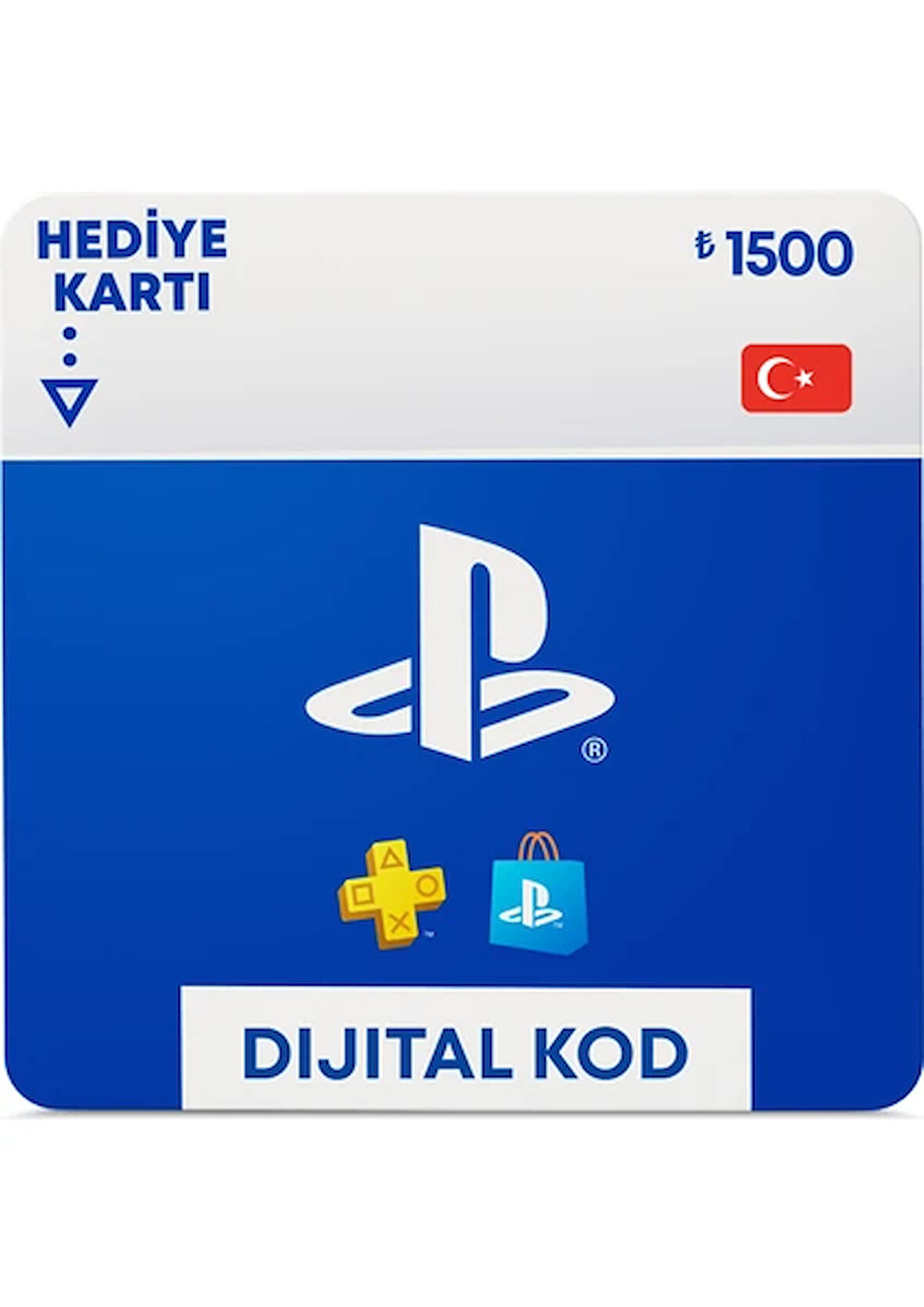 Sony Play Station Store 1500 TL Hediye Kartı