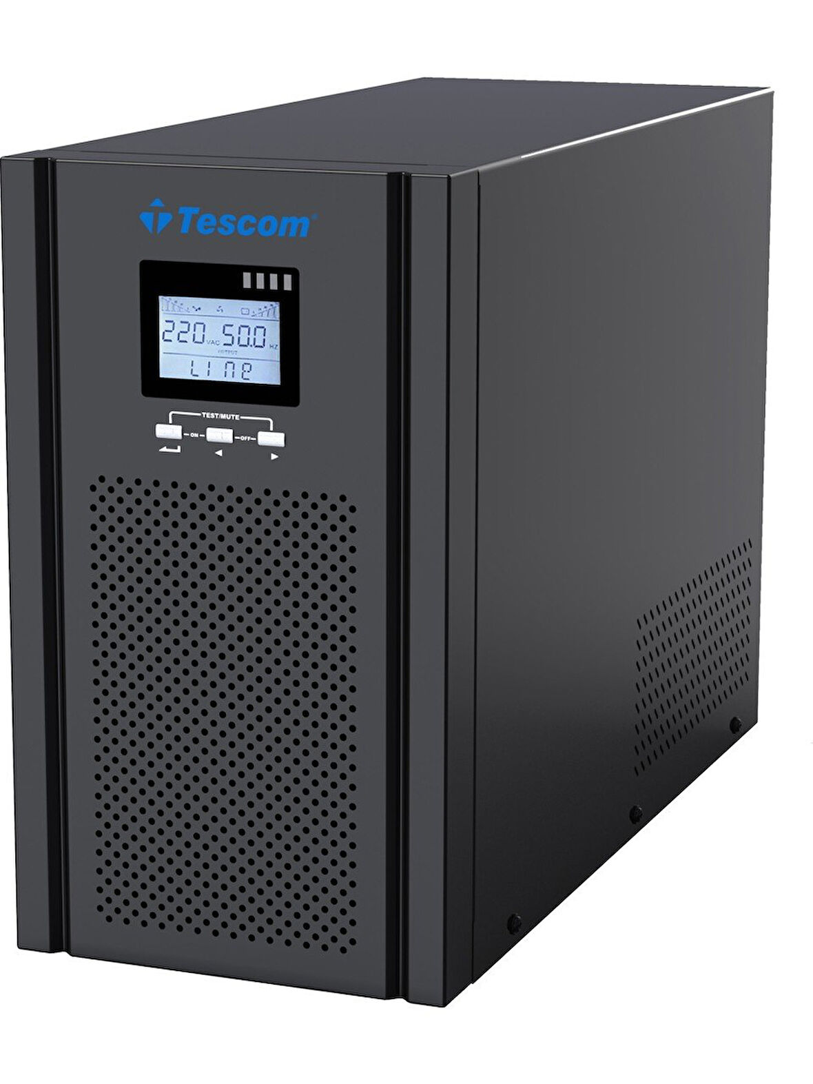 TESCOM Teos + 2 Kva (4x9AH) 5-10 Dk 1800W LCD Onlıne Ups