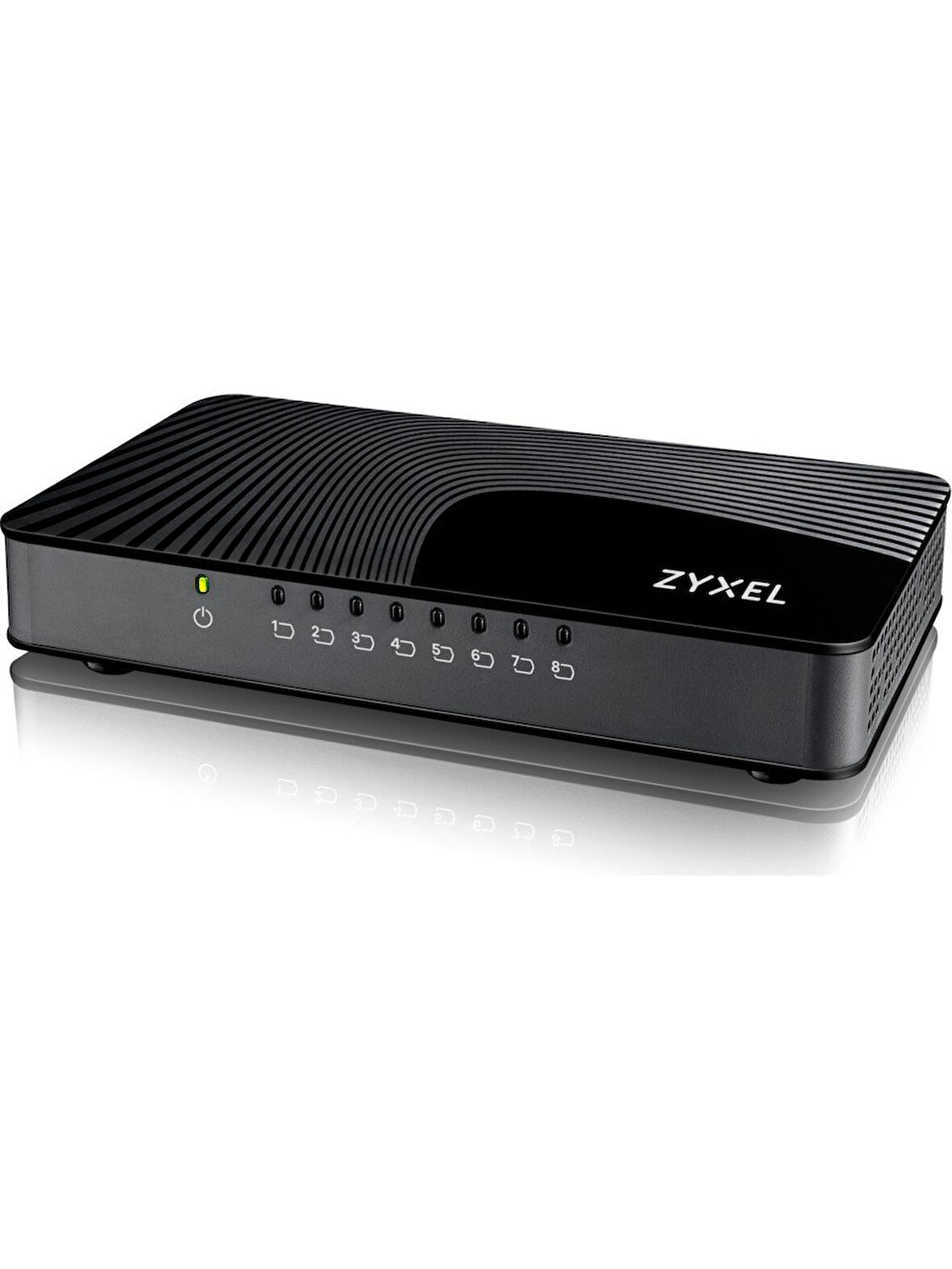 Zyxel GS108S v2 8-Port 10/100/1000Mbps Tak-Kullan Port-Önceliklendirme Destekli Gigabit Switch