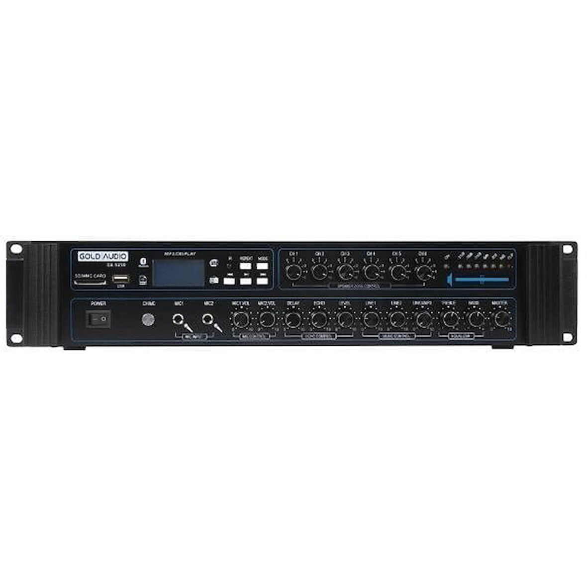Tvm Gold Audio Ga 6250 6 Zonlu 250W Hat Trafolu Amplifikatör