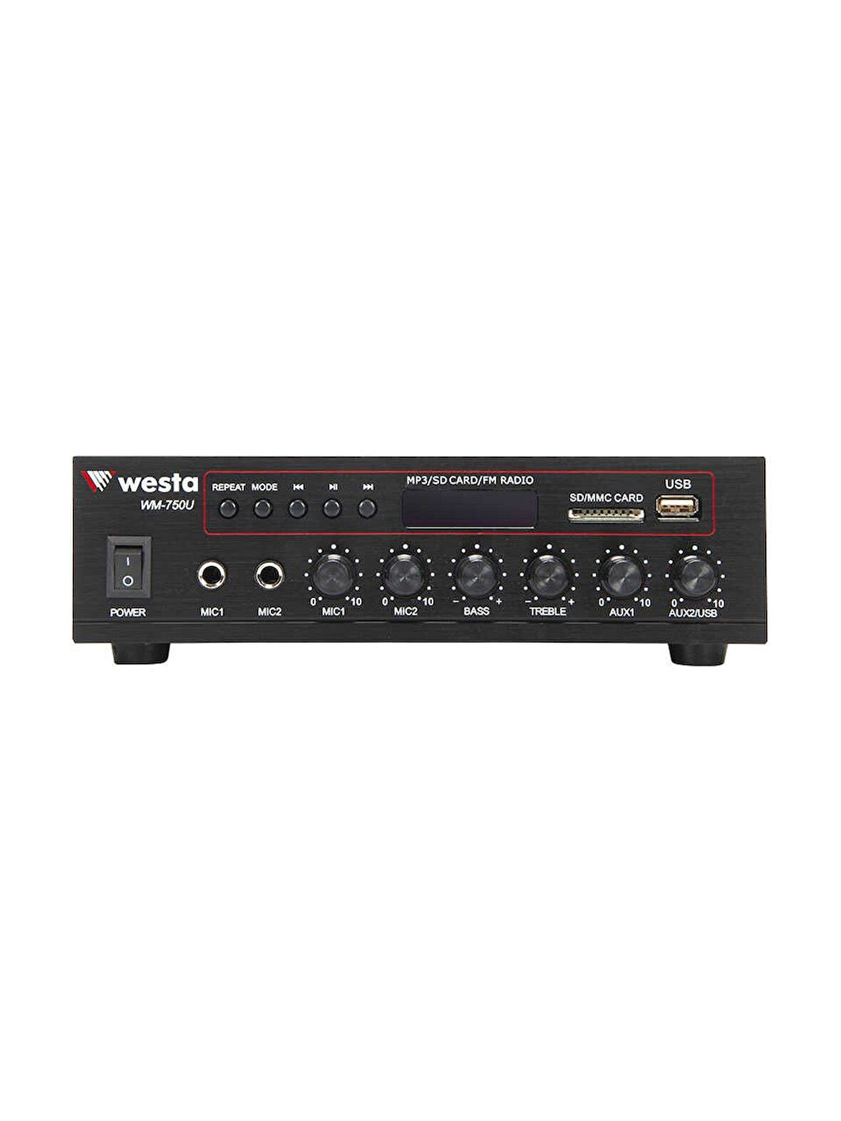 Westa WM-750U Fm Radyo - 80 Watt Mixer Amfi