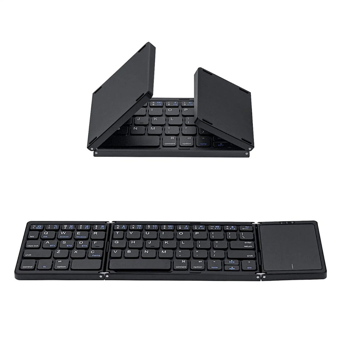 S Line Katlanabilir Kablosuz Bluetooth Klavye Touchpadli Taşınabilir