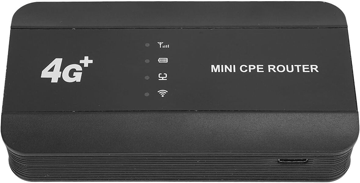 4G Mini CPE Router, Sim Kart Yuvası ile C Tipi Şarjlı, Gigabit Ethernet Yönlendirici RJ45 Portulu