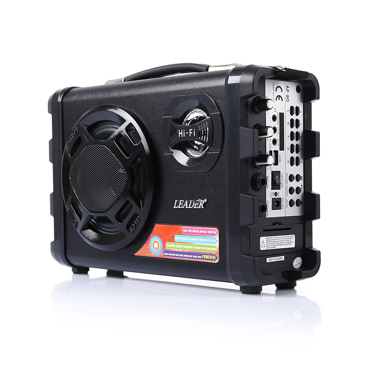 Leader AP-80 Toplantı Amfisi(USB/Sd-FM)