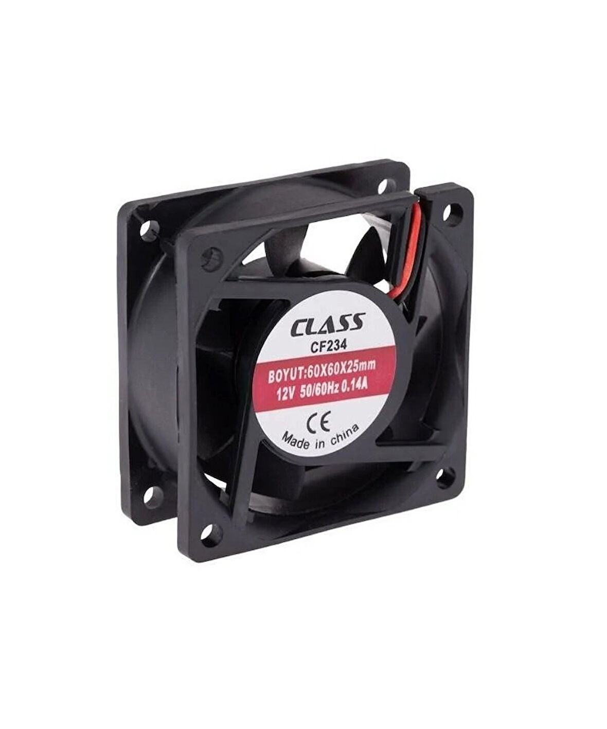 Class CF 234 60X60X25 DC 12V Aksiyel Fan 