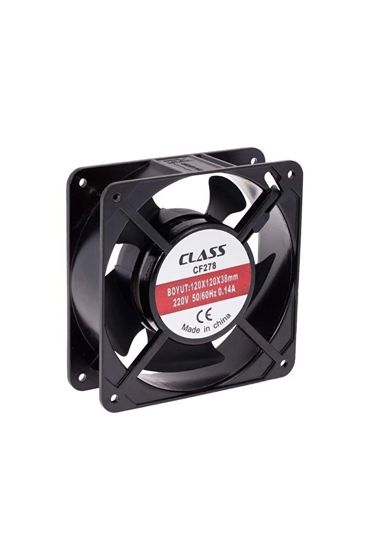 Class Cf-278 120x120x38 Ac 220 Volt 2 Pin 50/60 Hz 0.14a Fan