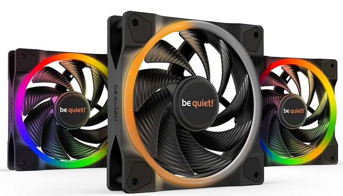 BE QUIET! Be Quiet! Light Wings 120mm PWM Premium ARGB Kasa Fanı 4-Pin 3lü Paket - BL077