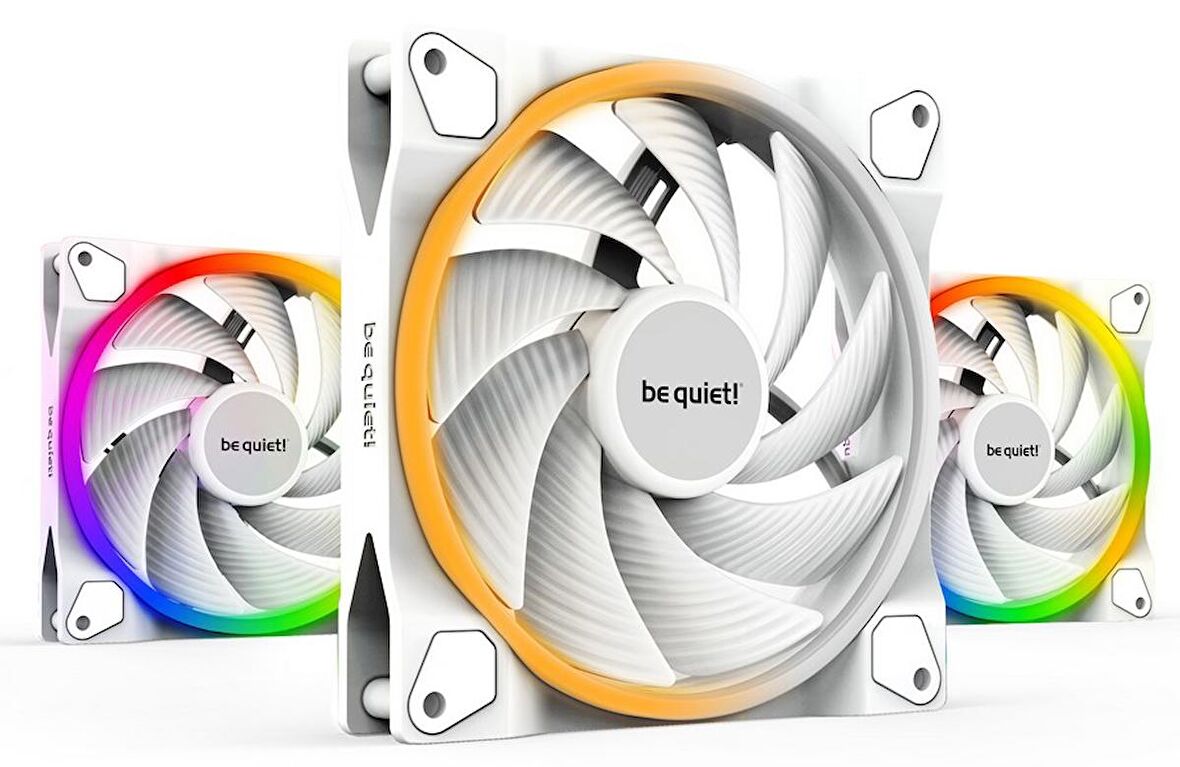 BE QUIET! Be Quiet! Light Wings White 140mm PWM  Premium ARGB Kasa Fanı  4-Pin 3lü Paket - BL103