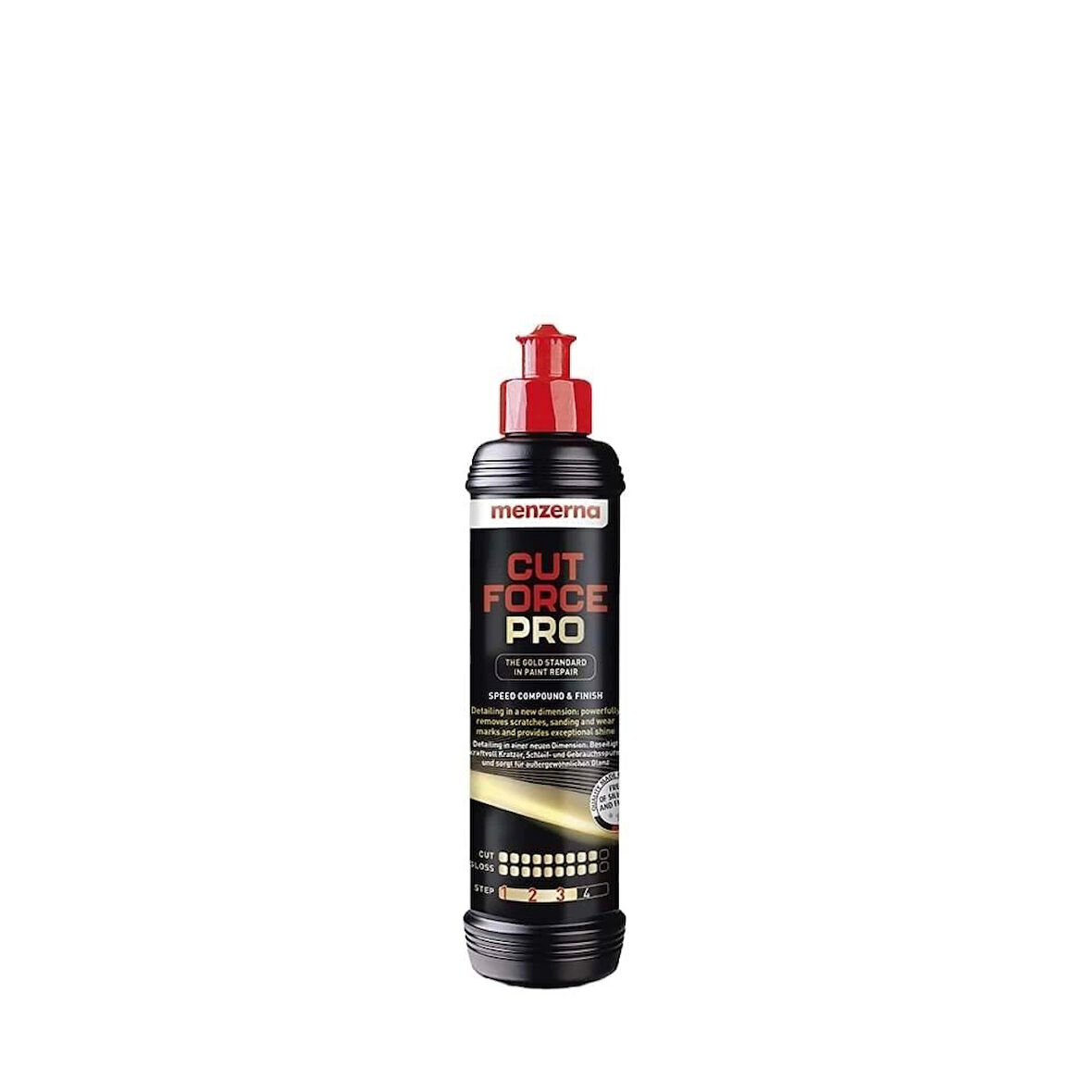 MENZERNA Cut Force Pro Altın Seri Ağır Çizik Giderici Kalın Pasta 250 ml