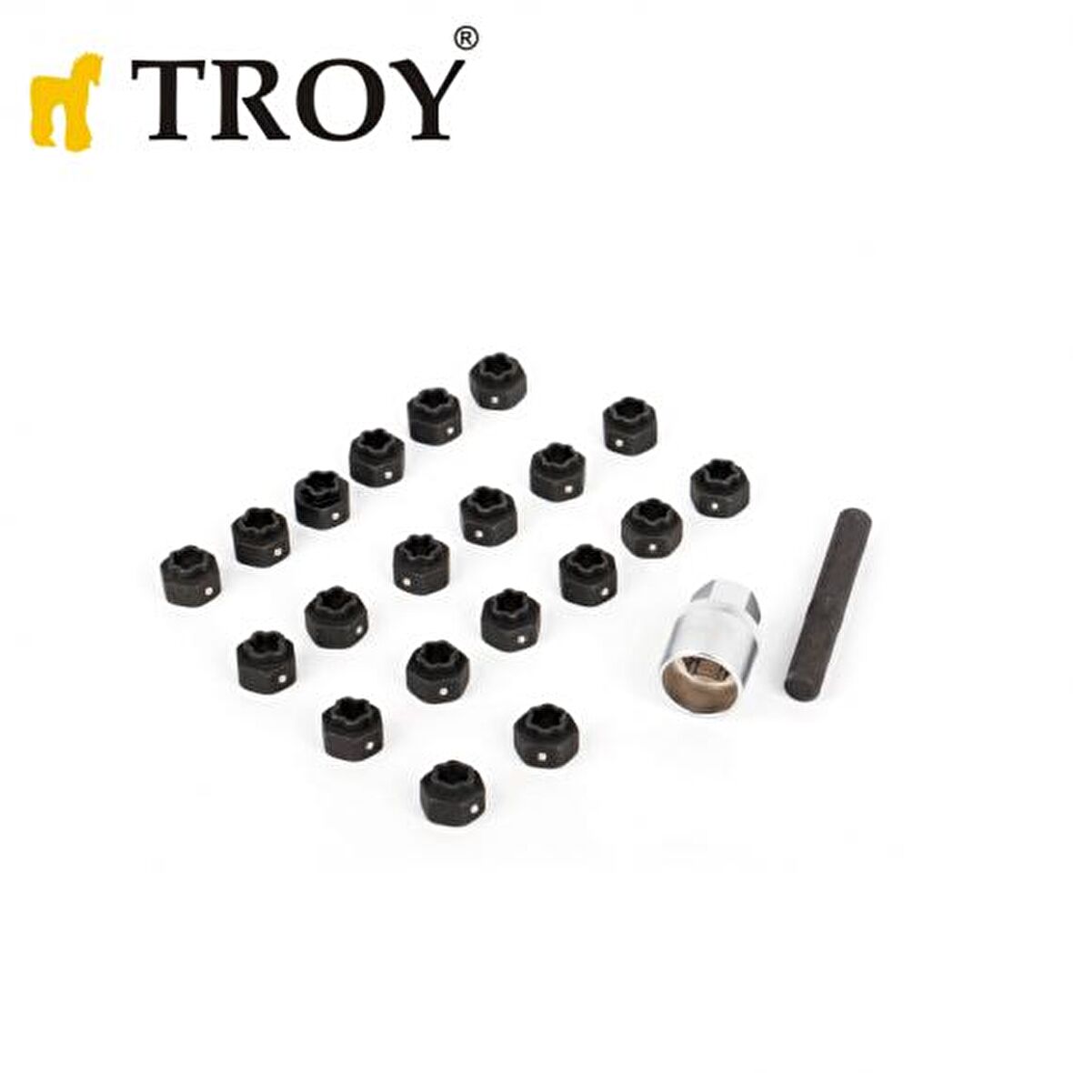 Troy 26140 Audi Bijon Somunu Lokma Seti. 22 Parça