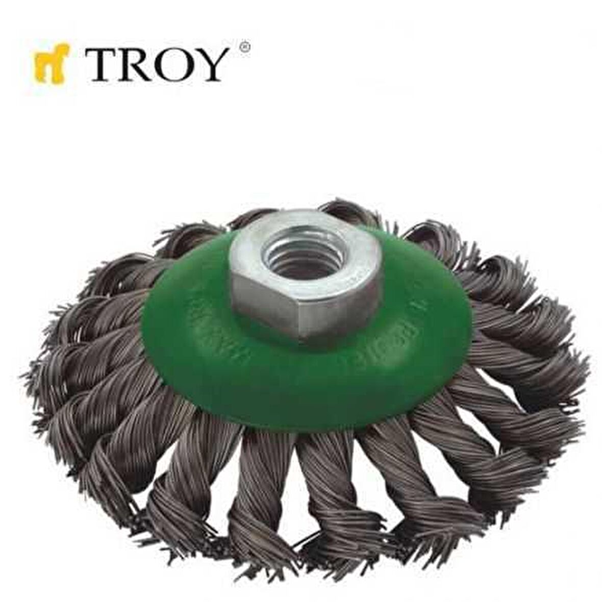 Troy 27705-100 Burma Telli Konik Fırça. (100Mmxm14)