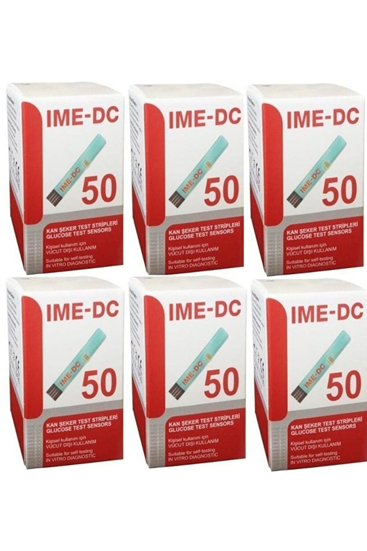 Şeker Ölçüm Strip Çubuğu (6 Kutu - 300 Adet)