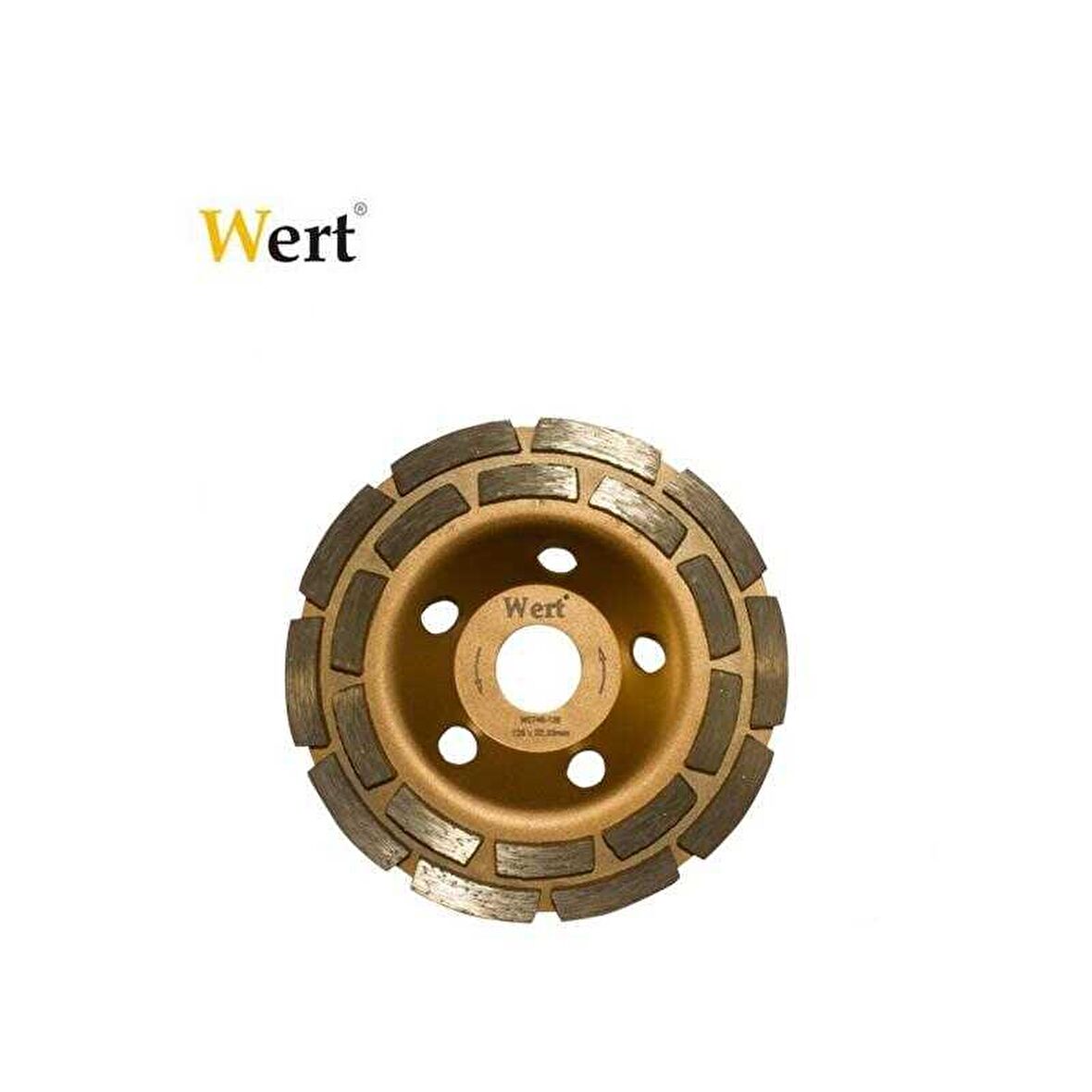 Wert 2740-150 Elmas Taşlama Diski. Çift Sıra. 150Mm